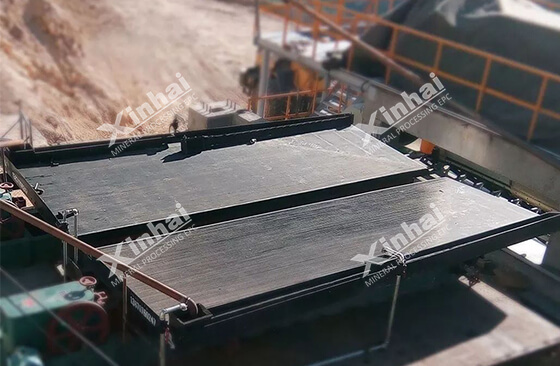 gold shaking table in Ghana gold gravity separation plant